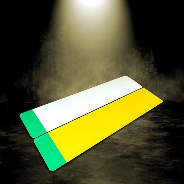 Oblong 520x111mm Nikkalite reflectives - EV Badge