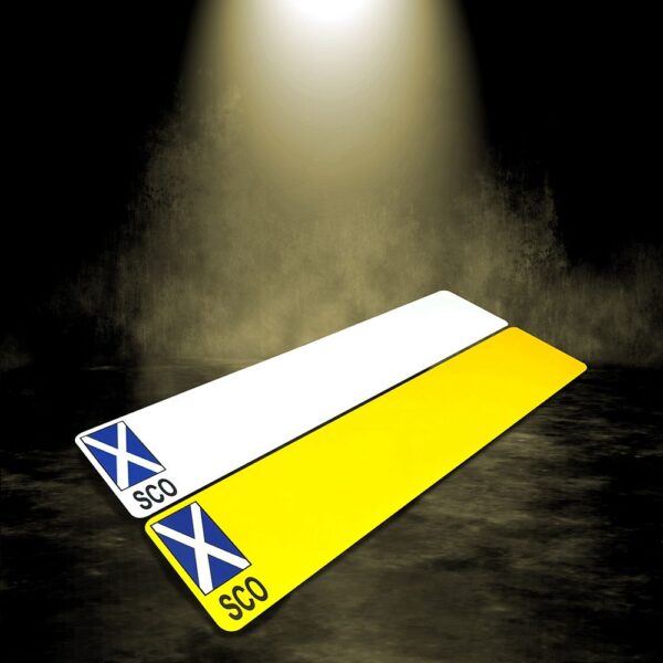 Oblong 520x111mm Nikkalite reflectives - SCO Badge