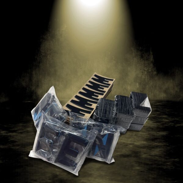 Starter Kit - Number Plate Digits (Gel, 4D 3MM and Bevelled)