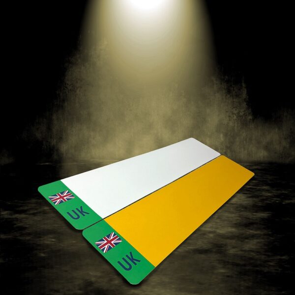 Oblong 520x111mm Nikkalite reflectives - EV UK Badge