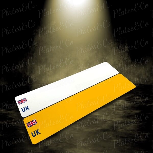 Oblong 520x111mm reflectives - UK Badge