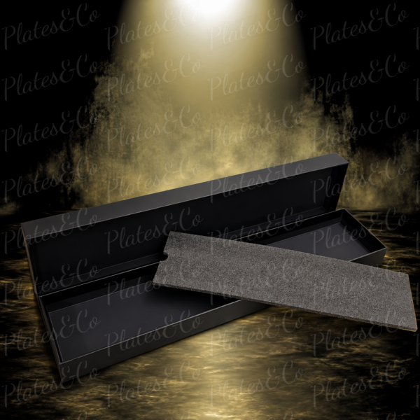 Premium Number Plate Blank Gift Box with Foam Protection x5